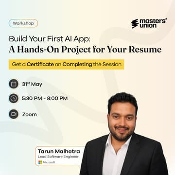 Cover Image for Build Your First AI App: A Hands On Project for Your Resume