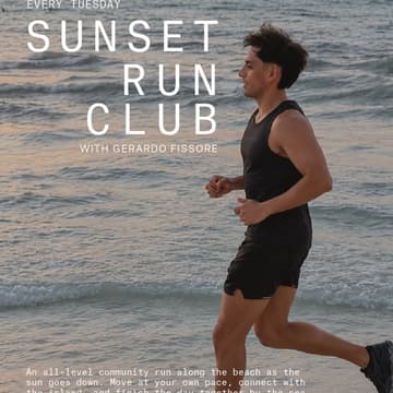 Cover Image for Sunset Run Club w/Gerardo