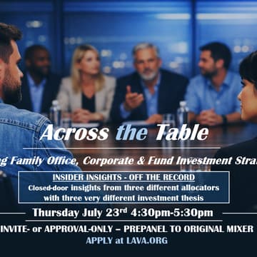 Cover Image for Across the Table: Family Office Panel