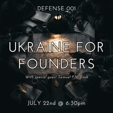 Cover Image for Defense 001 - Ukraine for Founders