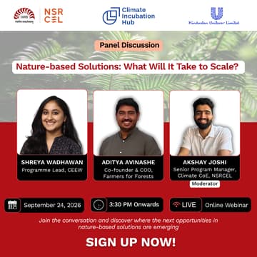 Cover Image for 🌱 Nature-Based Solutions: What Will It Take to Scale? | Webinar