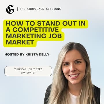 Cover Image for How to Stand Out in a Competitive Marketing Job Market with Krista Kelly