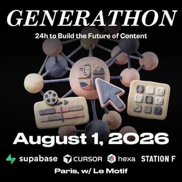 Cover Image for Generathon : 24h to Build the Future of Content