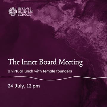 Cover Image for The Inner Board Meeting – a virtual lunch with female founders