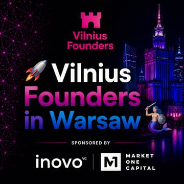 Cover Image for 🚀 Vilnius Founders in Warsaw 🧜Q&A with Chris Cunningham (ClickUp), Dawid Sugier (Inovo VC) & Kamil Węgliński (Market One Capital)
