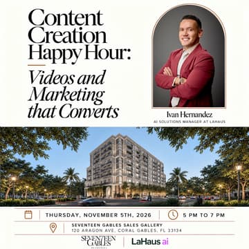 Cover Image for Content Creation Happy Hour: Videos and Marketing that Converts