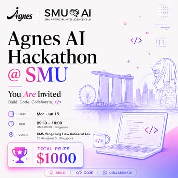 Cover Image for Agnes AI Hackathon @ SMU