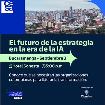 Cover Image for El futuro de la estrategia en la era de la IA - CESA en Bucaramanga