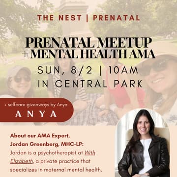Cover Image for Prenatal Meetup + Mental Health AMA