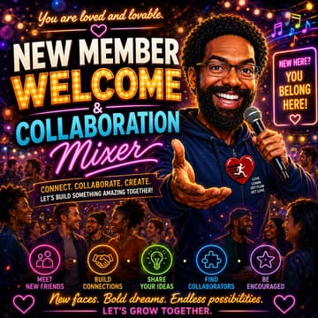 Cover Image for New Member Welcome & Collaboration Mixer