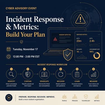 Cover Image for Incident Response & Metrics: Build Your Plan