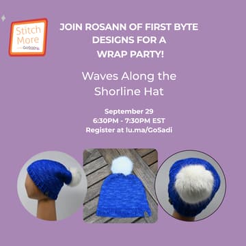 Cover Image for Waves Along The Shoreline Hat CAL Wrap Party