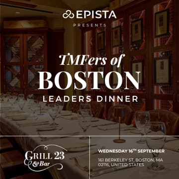 Cover Image for TMFers of Boston Leaders Dinner | by Epista Life Science