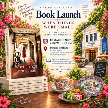 Cover Image for [Book Launch] When Things Were Small
