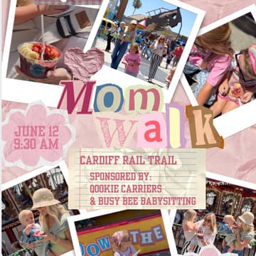 Cover Image for MOM WALK w/ Qookie Carriers & Busy Bees Babysitting
