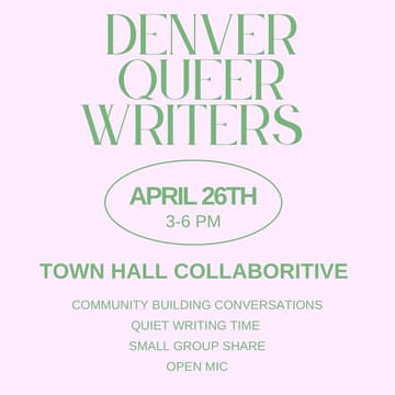 Cover Image for Denver Queer Writters @ Town Hall Collaborative