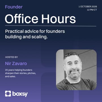 Cover Image for Boxsy Presents: Founder Office Hours