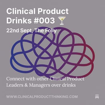 Cover Image for Clinical Product Drinks #003 🍸