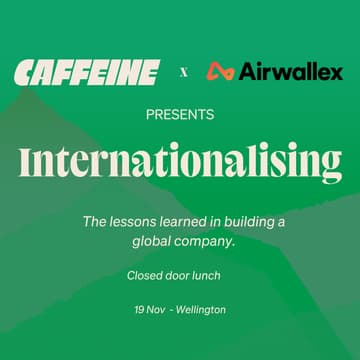 Cover Image for Internationalising powered by Caffeine & Airwallex