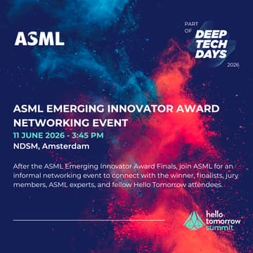 Cover Image for ASML Emerging Innovator Award Networking Event