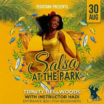 Cover Image for Salsa at the Park: TechTank Fiesta ☀️💃