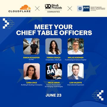 Cover Image for Bits & Pretzels Lisbon | Chief Table Officers