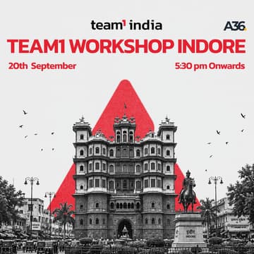 Cover Image for Team1 India Workshop | Indore