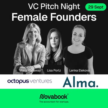 Cover Image for Female Founders Pitch Night with Octopus Ventures and Alma Angels