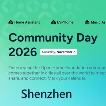 Cover Image for Open Home Foundation Community Day (Shenzhen)