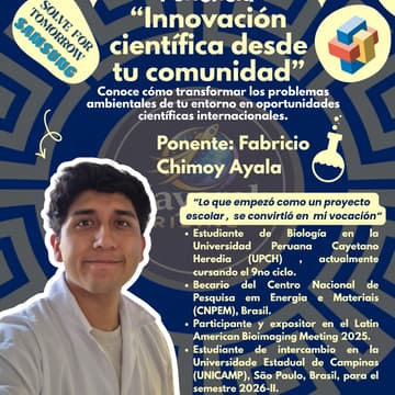 Cover Image for “INNOVACIÓN CIENTÍFICA DESDE TU COMUNIDAD - SOLVE FOR TOMORROW”