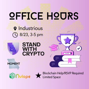 Cover Image for August Office Hours by Stand With Crypto
