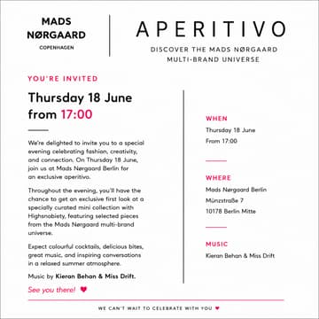 Cover Image for Mads Nørgaard Aperitivo