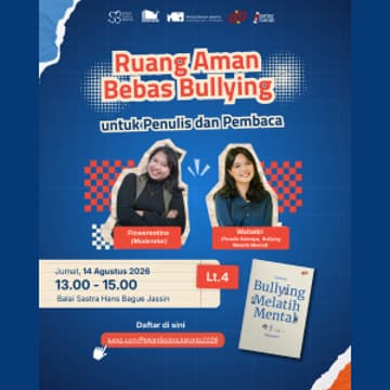 Cover Image for Ruang Aman Bebas Bullying untuk Penulis dan Pembaca bersama Waitatiri dan Flowerentina