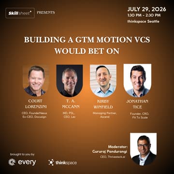 Cover Image for Panel: Building a GTM Motion that VCs would Bet On