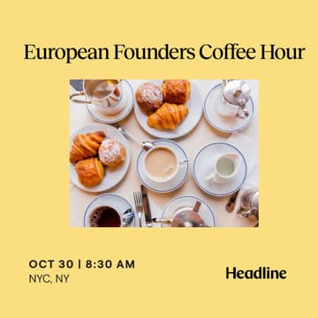 Cover Image for European Founders Coffee Hour