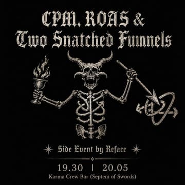 Obrazek w tle dla CPM, ROAS & Two Snatched Funnels | Reface Side Event