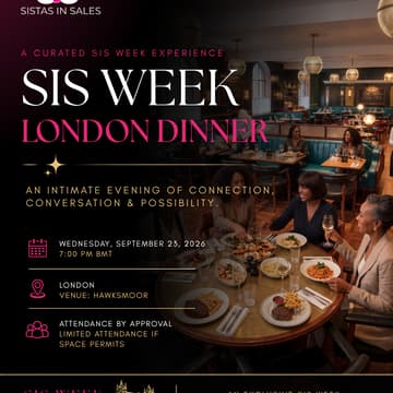 Cover Image for SIS Week London Dinner