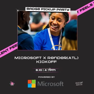 Cover Image for 🎟️ Access Granted: The Microsoft x RenderATL Kickoff