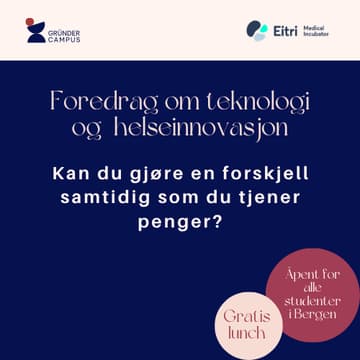 Cover Image for Foredrag om teknologi og helseinnovasjon