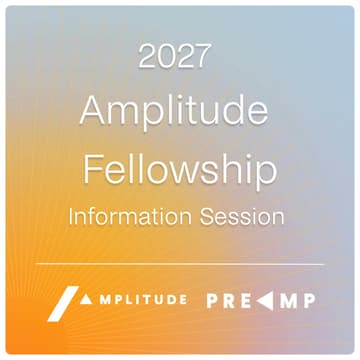 Cover Image for 2027 Amplitude Fellowship Virtual Information Session | November 12