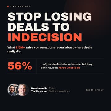 Cover Image for How to Stop Losing Deals to Indecision
