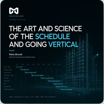 Cover Image for The Art and Science of The Schedule And Going Vertical