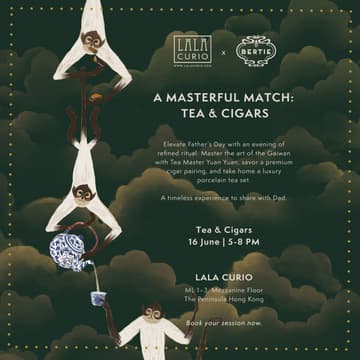 Cover Image for A Masterful Match: Tea & Cigars