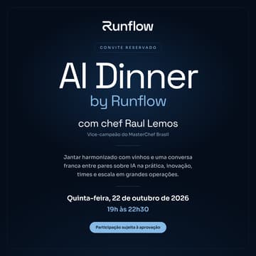 Cover Image for AI Dinner by Runflow com chef Raul Lemos