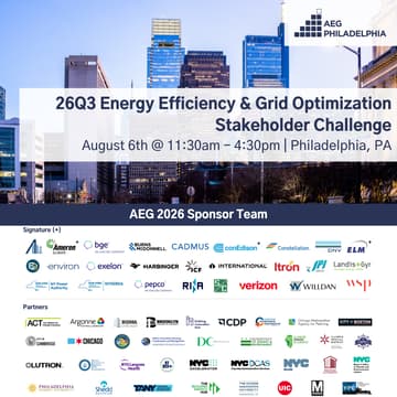 Cover Image for AEG Philadelphia 26Q3 Stakeholder Challenge: Energy Efficiency & Grid Optimization