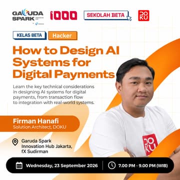 Cover Image for How to Design AI Systems for Digital Payments (DOKU in Collaboration with Sekolah Beta)