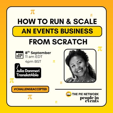 Cover Image for #ChallengeAccepted: How to Run & Scale an Events Business From Scratch