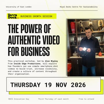 Cover Image for Sustainable Business Growth @TerraDock - The Power of Authentic Video for Business