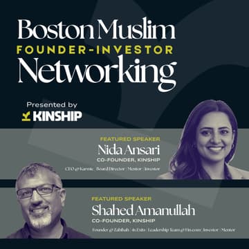 Cover Image for Kinship: Boston Muslim Investor | Founder Networking