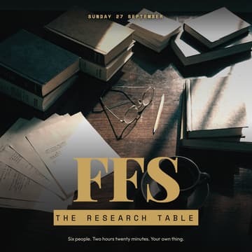 Cover Image for FFS: The Research Table